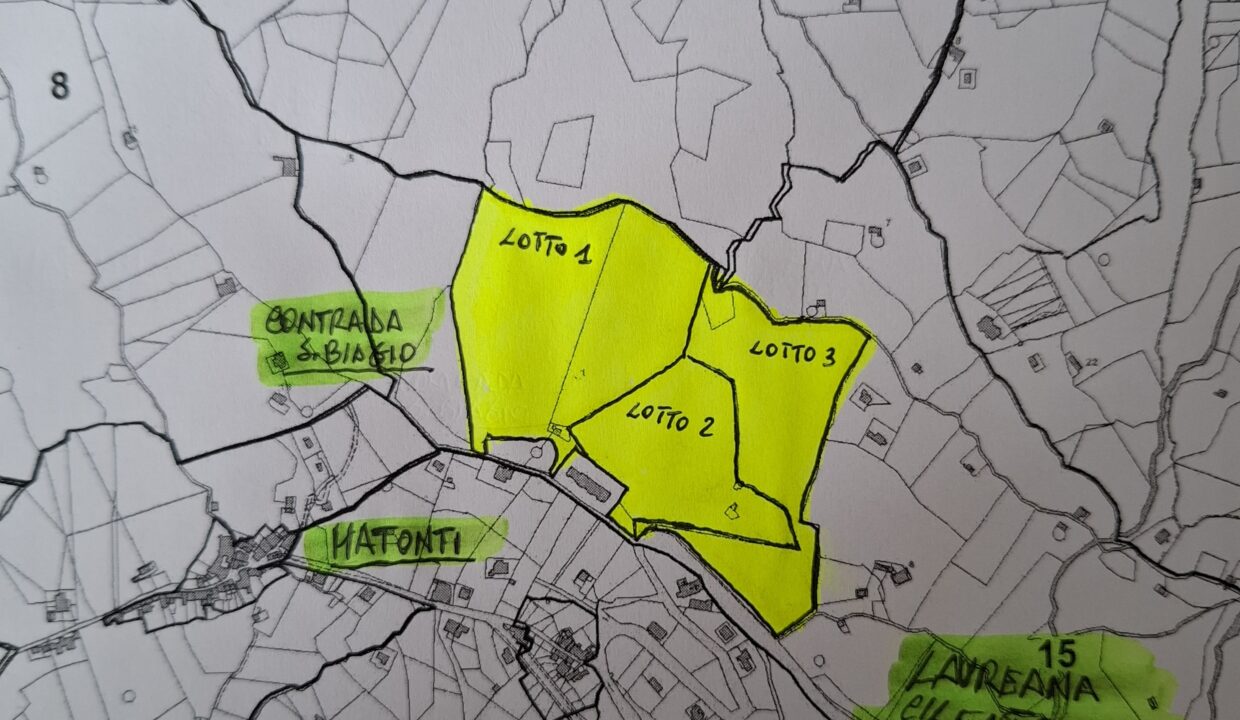 Lotto di terreno lotto n. 1, 2, 3